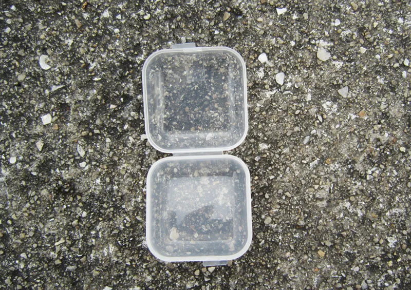 Пластиковые портативный прозрачный Jwelry косметических коробок медицина таблетки окно небольшой квадратный чехол кому не лень хранения держатель ZA2139