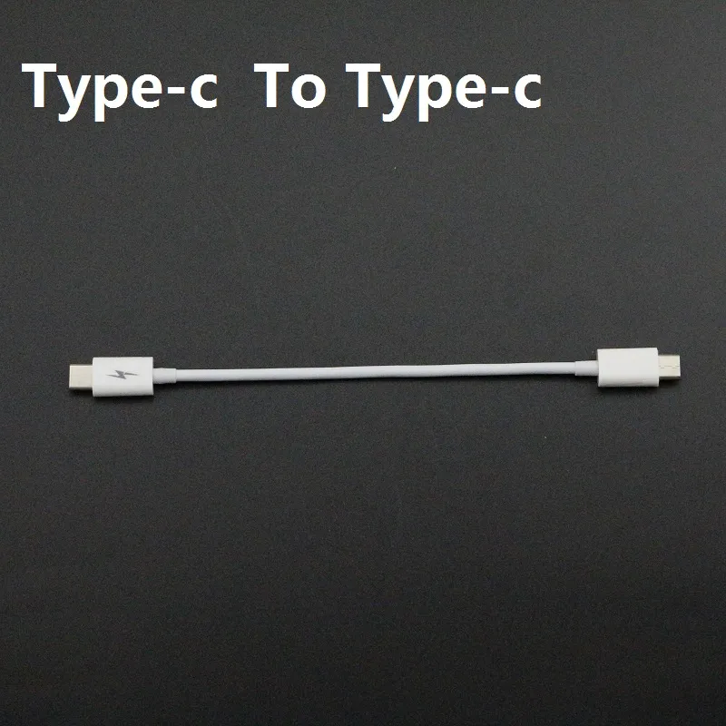 TPE-matal 18cm Typ C För att skriva C Man till manlig kabel ABS Hus Vit 60st SE GB Koppar / 