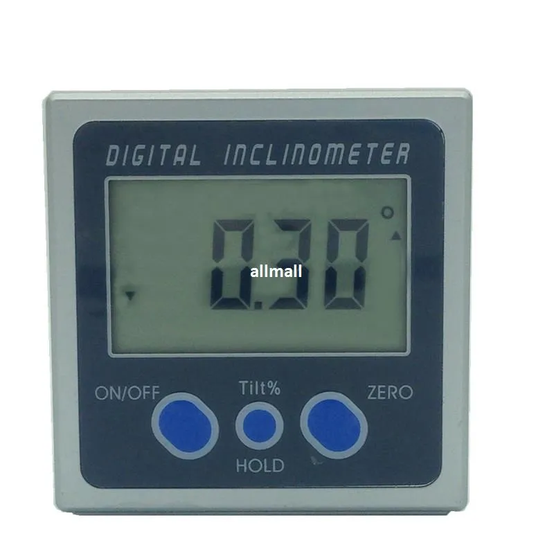 Freeshipping Digital Grouter Oclinometer Bevel Box Niveau Meetgereedschap Elektronische hoek Meter Hoekzoeker Hoekmeter Magnetische Basis