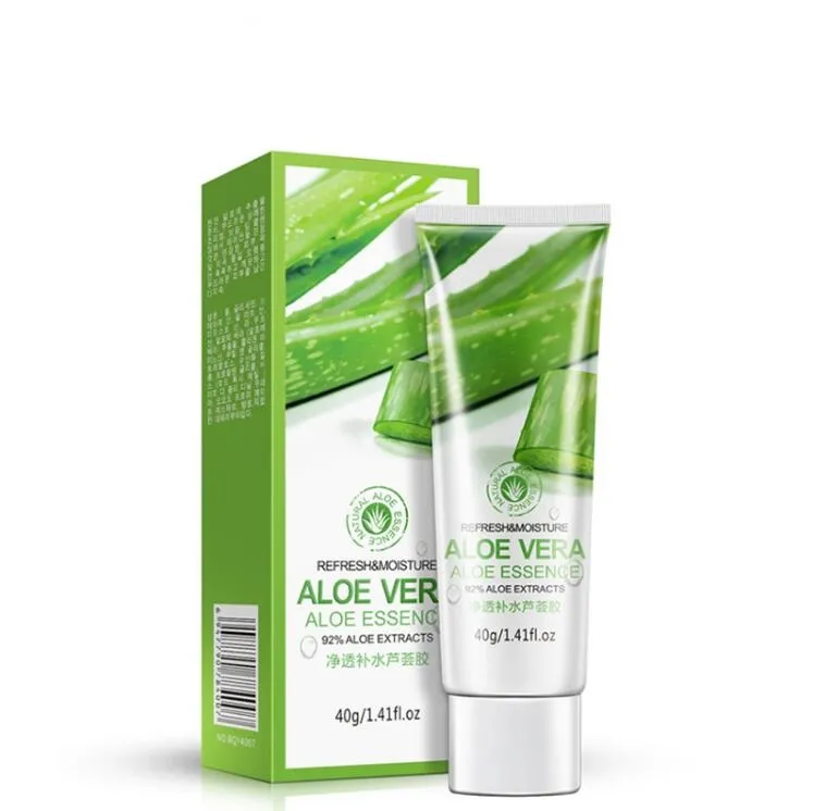 BIOAQUA marque Gel d'aloe Vera extrait de plante Essence naturelle soins de la peau du visage crème pour le visage crème hydratante