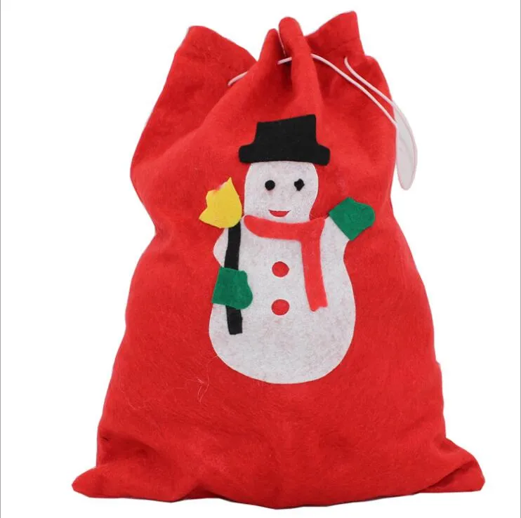 Santa Claus Sack Christmas santa Bag Kids Christmas Gift Bags Christmas Candy Gift Bag Backpacks Xmas Bags Drawstring Backpack