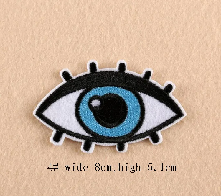 Iron On Patches DIY Embroidered Patch sticker For Clothing clothes Fabric Badges Sewing gun music snake unicorn design3240