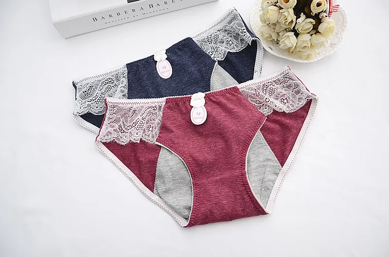 Free Size Cotton Women Period Leak Proof Underwear Menstrual
