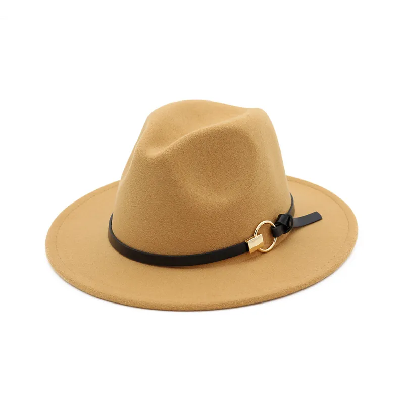 Stylish Unisex Solid Felt Fedora Style Hats Set ! From Zw_network