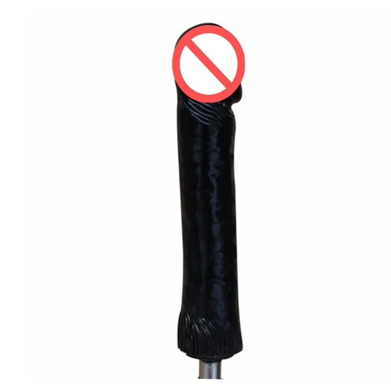 2019 Nuovi accessori macchine del sesso di arrivo C19 Super Big Black Dildo Pene enorme 27 cm Lunghezza 5 cm Larghezza Giocattoli del sesso le donne3476568