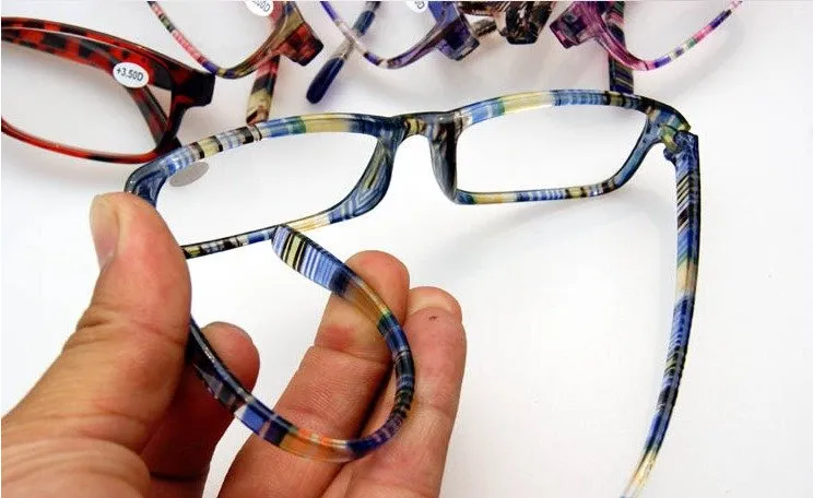 Lunettes de lecture colorées, 15 pièceslentilles 6 couleurs, puissance de +1.00 à +4.00, accepter une commande mixte