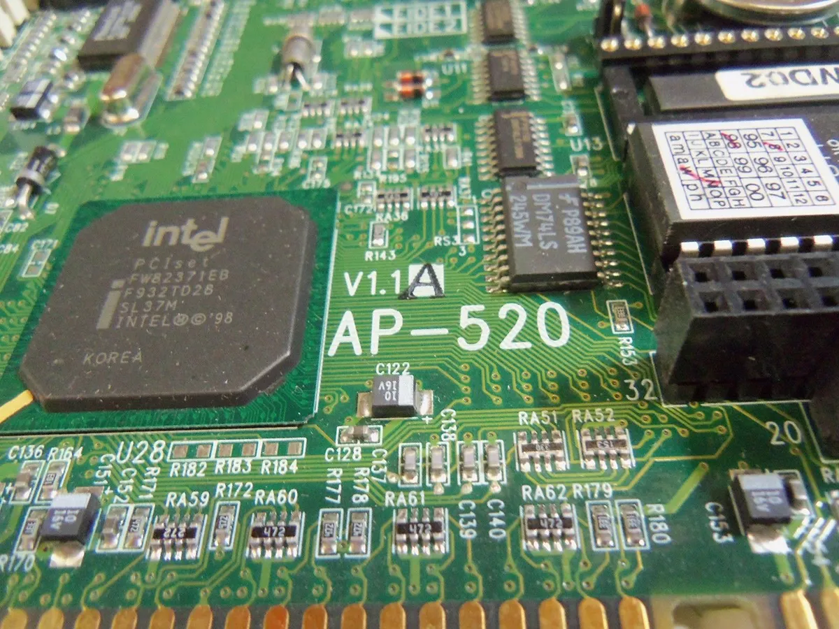 الأصلي تايوان 586 كامل طول AP-520 V1.1 اللوحة الأم IPC حالة AP-520 100 ٪ اختبار العامل ، المستخدمة ، في حالة جيدة