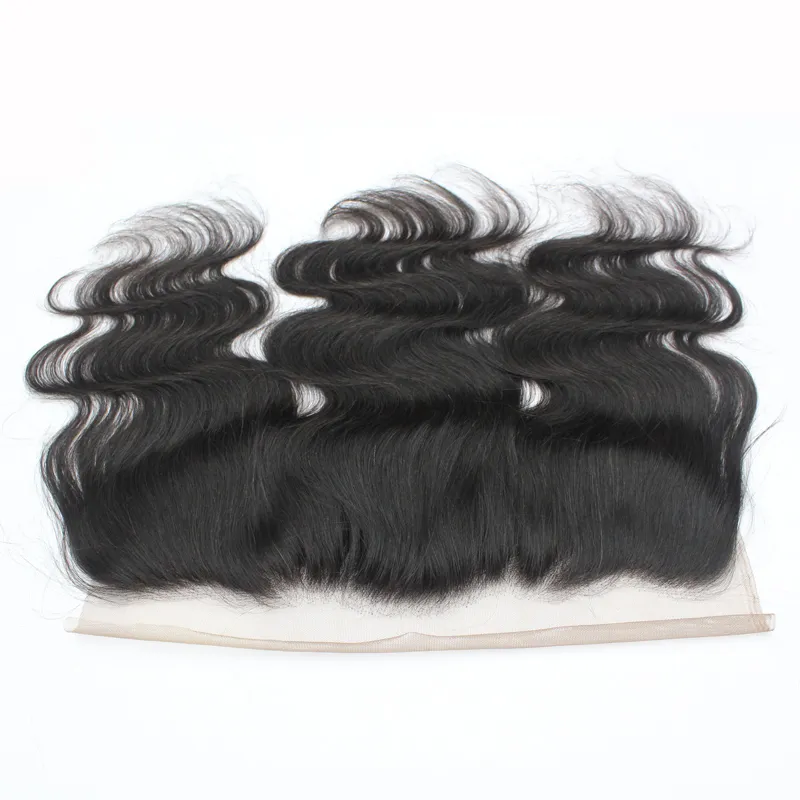13X4 HD Lace Frontal Wholesale 8A Brazilian Body Wave Curly Straight Ear to ears Closures 1B Virgin Human Hair