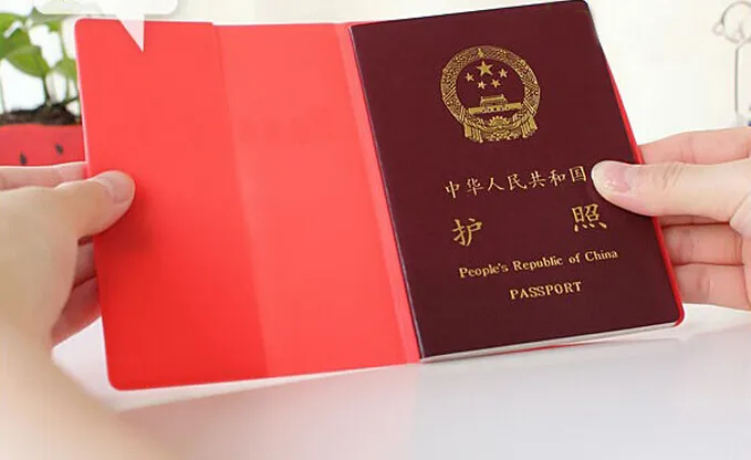 Vattentät färgstark silikon Passtäckning Case Travel Ticket Holder Passport Protective Sleeve Storage Bag