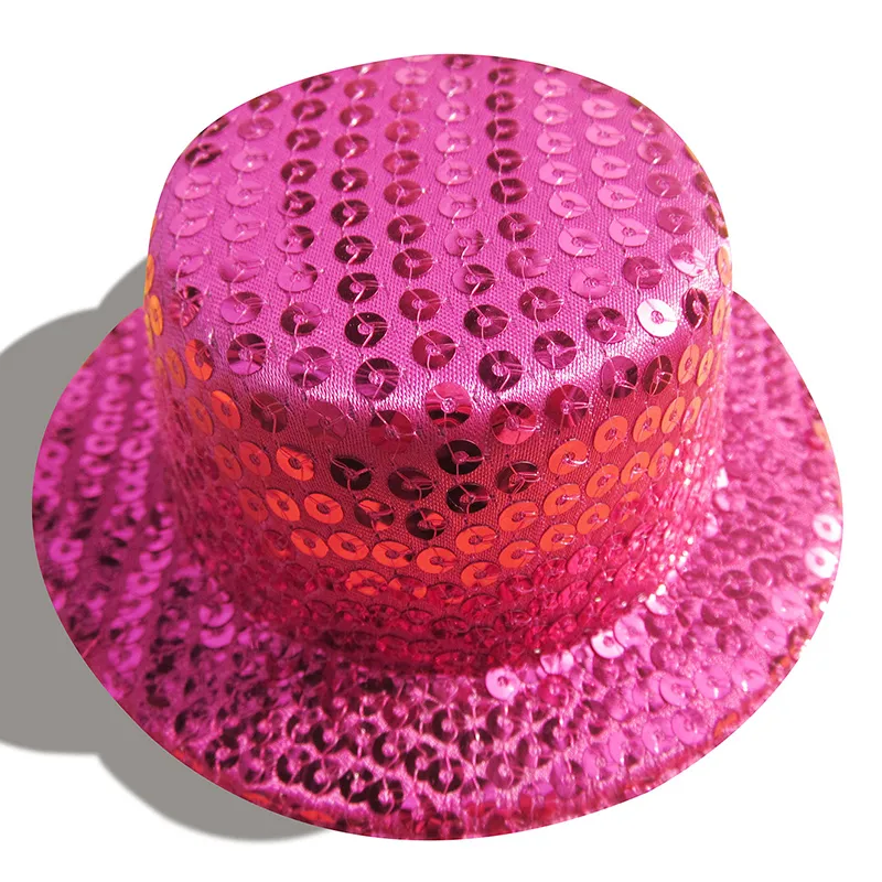 Base de chapellerie à paillettes, mini chapeaux artisanaux, fabrication de pinces crocodile pour dames, 10 couleurs au choix, A008236r