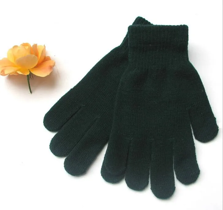 Utomhuscykel Cyklingshandske Knitted Vuxna Magiska Handskar Fem Finger Handskar Unisex Vinter Stickning Varm Glove Utomhus Sport Varmare Handskar