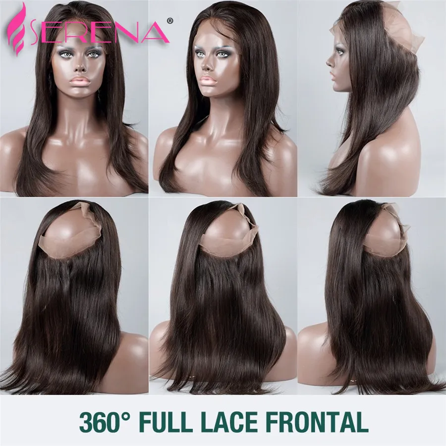 360 dentelle frontale avec faisceau malaisien cheveux vierges raides avec fermeture 360 frontaux avec faisceaux pas cher pré plumé dentelle frontale8234188