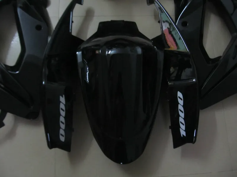 Kit carénage pièces moto injection pour SUZUKI GSXR 1000 05 06 carénages noir mat GSXR1000 K5 2005 2006 TO10