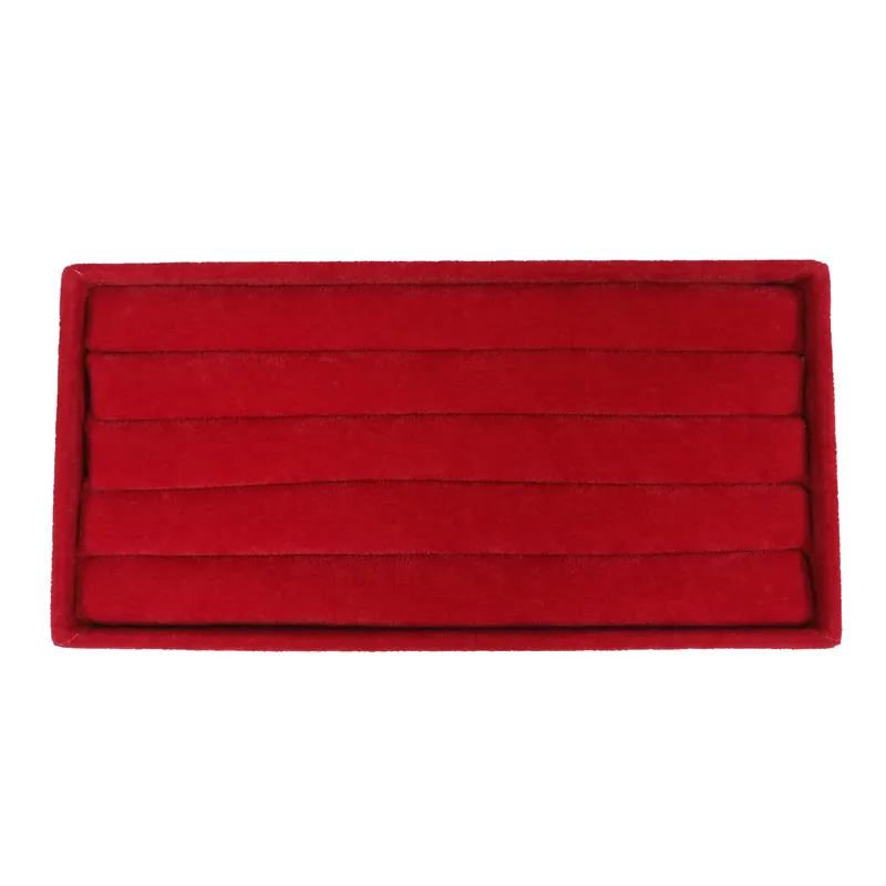Juvale Velvet Jewelry Display Gemelli Orecchini 14 Nero Stoccaggio vassoio organizzatore per Anelli 