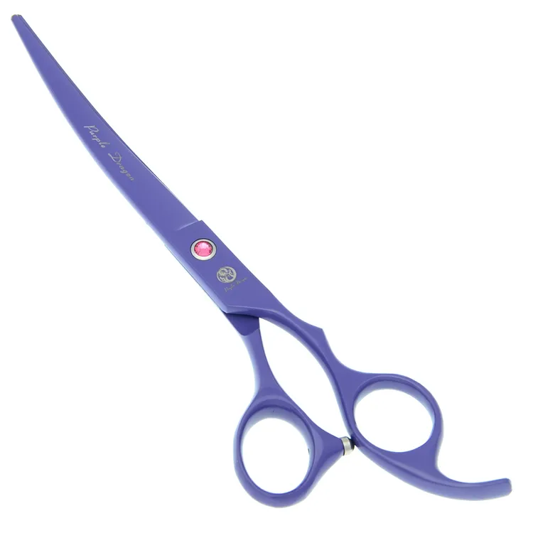 7.0 Inch Purple Dragon JP440C Forbici da taglio professionale in acciaio inox pet forbici cane grooming cesoie strumenti di taglio dei capelli del cane, LZS0650