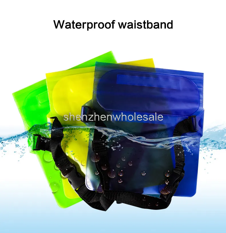 Voor Universal Taille Pack Waterdichte Pouch Case Waterdichte Zak Onderwater Droog Zakhoes voor Mobiel Samsung Smart Phone Money