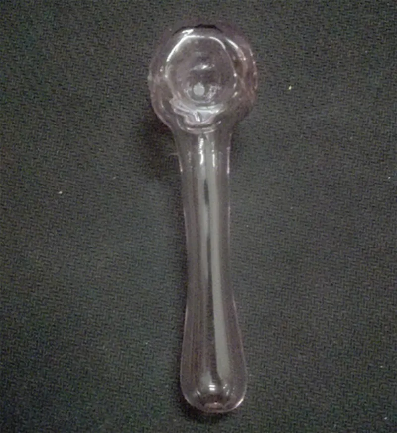 ガラスの水道管の頭蓋骨オイルバーナーの管のカラフルな4インチの長さの水管ドライパイプのためのドライパイプ