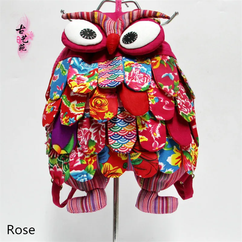 NOVO saco de t estilo chinês Infantil saco de Snack linho Backpack bolsa da moeda estilo Folk pano