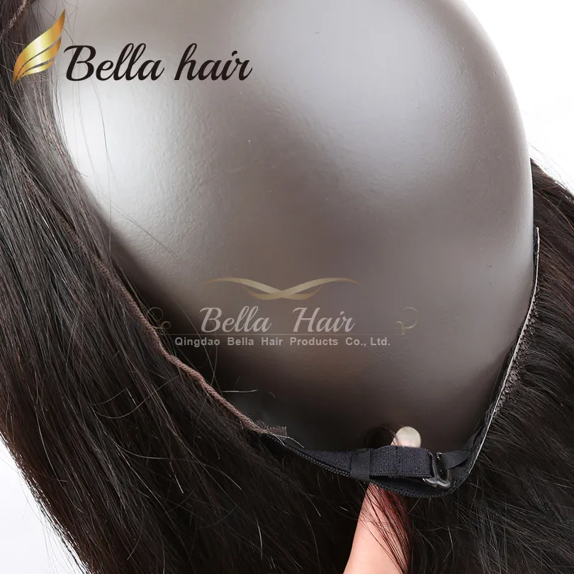 360 Lace Band Frontal Closed Grade 8a Brasilianska Virgin Hair Silky Rak Lace Frontal 13 * 2 Bella