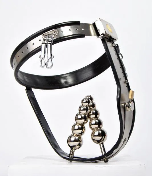 Female Bondage Gear Stainless Steel Collar Bra Belt Device Thigh Wrist Ankle Set BDSM Sex Toy8591836