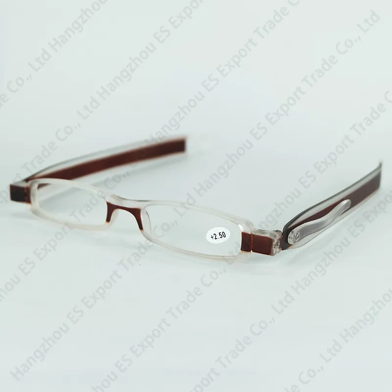 The Rotatable Storage Carry On Reading Glasses Portable Presbyopic Eyewear With Clip A Good Partner For Older Men