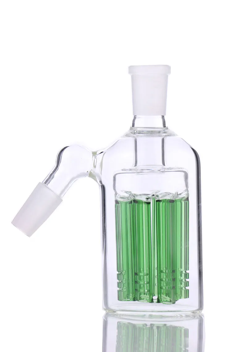 Wasserpfeifen neuer 8-Arm-Baum Aschefänger 90 45 Grad für Bongs Glas Wasserpfeife Bubbler 14mm 18mm