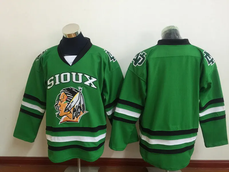 Męskie koszulki hokejowe NCAA Vintage North Dakota Fighting Sioux College 9 Jonathan Toews 11 Zach Parise 7 TJ Oshie University Stitched Jerseys M-XXXL