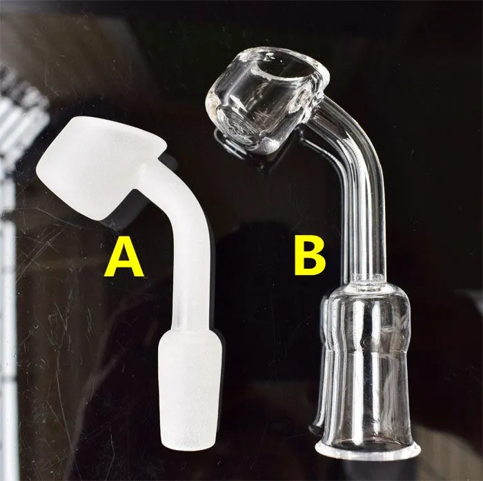 wholesale domeless quartz banger nail 4mm d'épaisseur 10mm 14mm 18mm mâle femelle joint quartz banger domeless nail 45 degrés pour choisir