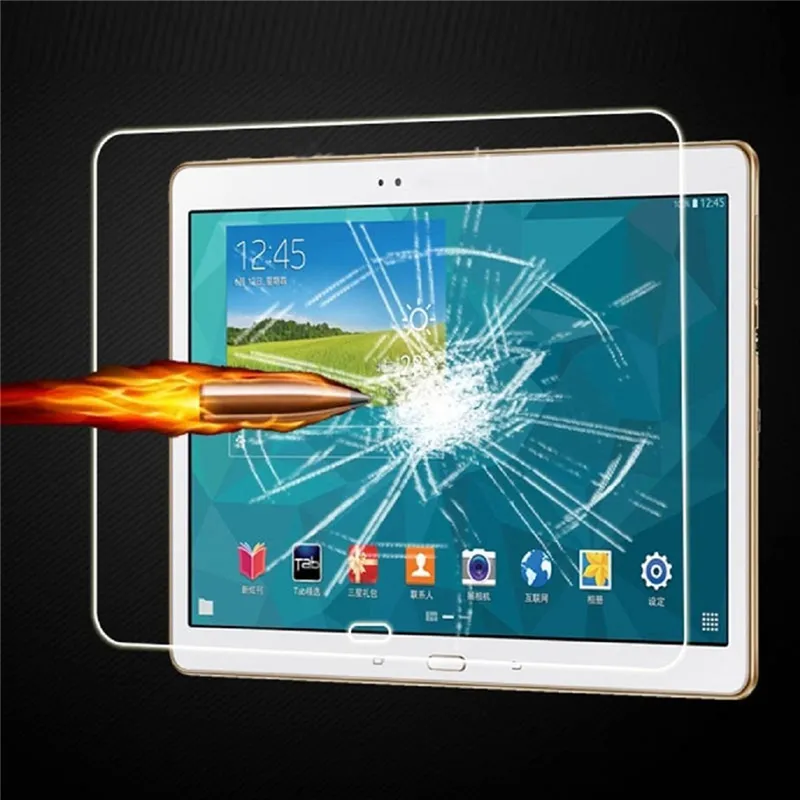 Explosion Proof 9H 0.3mm Skärmskydd Temperat glas för Samsung Galaxy Tab 4 10.1 T530 T531 Inget paket