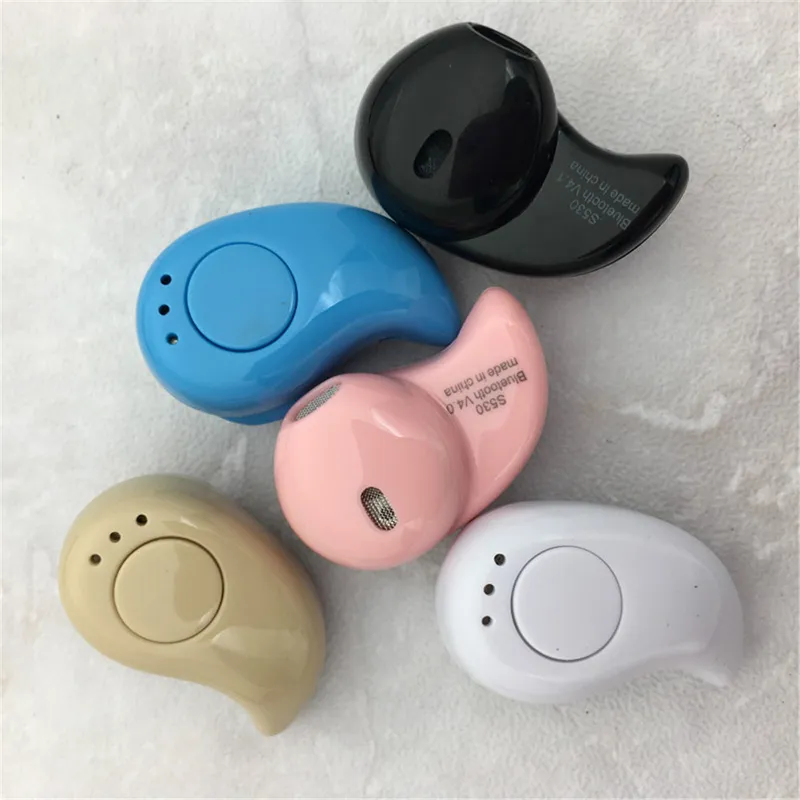 Mini casque sans fil S530 V41écouteur Bluetooth casque de sport furtif écouteur avec micro pour iPhone et Adroid Mix C6705869