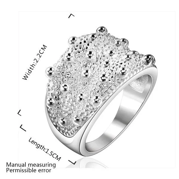 лучший подарок маленький шарик стерлингового серебра ювелирные изделия кольцо для женщин WR408, мода 925 серебряные кольца группы