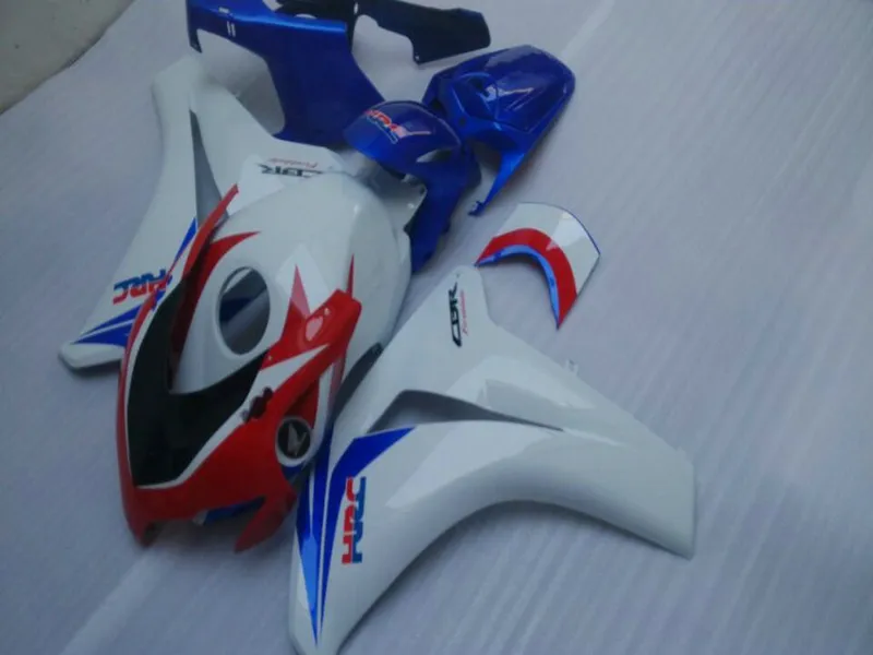 حقن صب مجموعة ما بعد البيع الجديدة لهوندا fairings CBR1000RR 2008-2011 CBR1000 RR أبيض أحمر أزرق هدية fairing kit