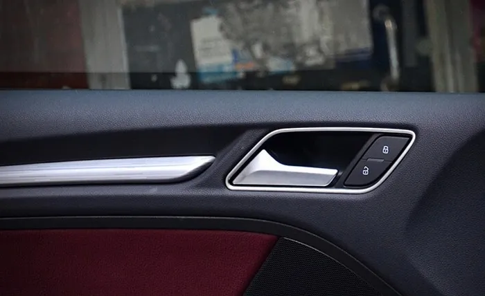 4 Stücke Edelstahl Auto Türgriff Rahmen Abdeckung Trim Auto Zubehör Innen  Türklemmkasten Streifen 3D Aufkleber Für Audi A3 Von 13,07 €