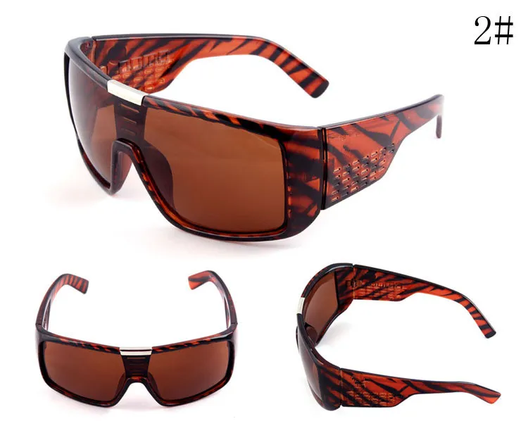 MOQ = Óculos de sol Masculino Marca Designer Óculos de Sol Grande Armação Rosto Domo Masculino Revestimento Esportivo Óculos Gafas De Sol Masculino B2030