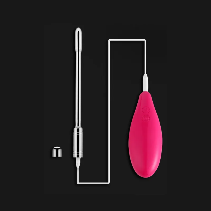 10Frequency Vibrating Urethral Sound Stainless Steel Penis Insert Sounding Rod Sex Vibrator For Men Erotic Toys Urethra Dilator8560446