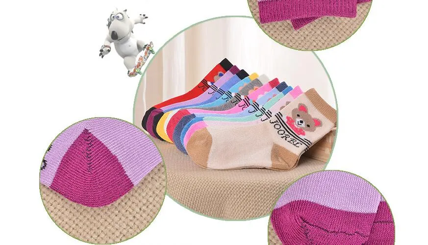 2017 Kids socks new baby boy girl Summer socks children cotton stocks good quality Cotton Soft Socks Baby Candy Color