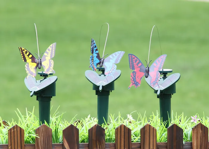 Dancing Solar Powered Battery Hummingbird Garden Decor Education Toy Green