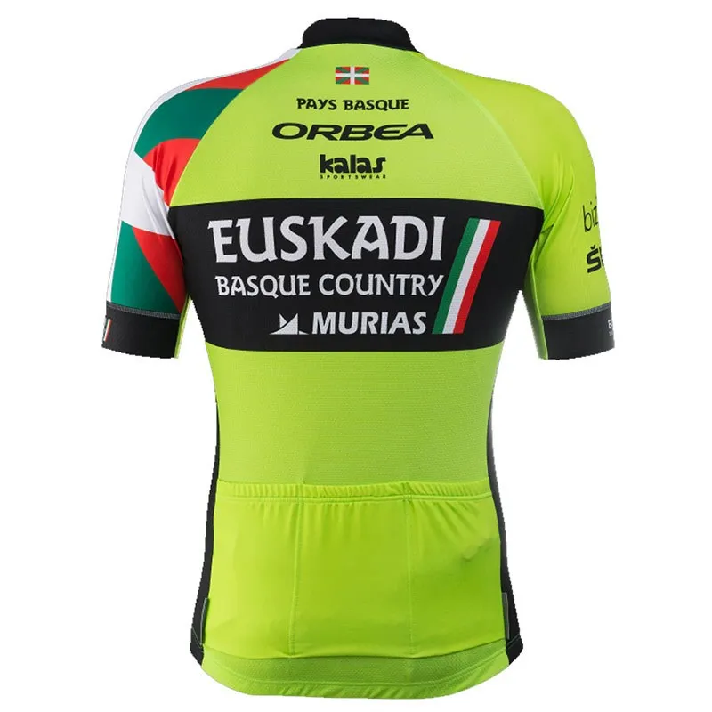 Euskadi Mens 사이클링 저지 세트 Ropa Ciclismo 의류 MTB 자전거 옷 자전거 균일 한 자전거 유니폼 2XS-6XL A65