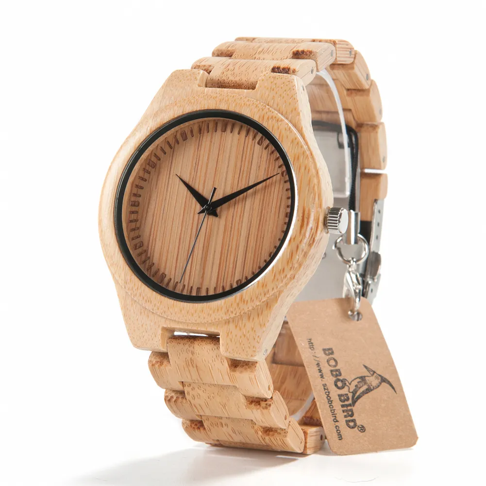 Bamboo Wooden Watches - BOBO BIRD D19