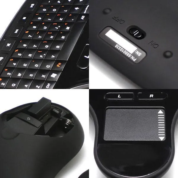 N5903 Mini Palmsized 24g trådlöst tangentbord och muskombination med pekplatta för PC Android TV Box Smart TV677365