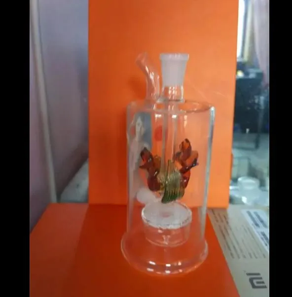 Petals hookah bongs accessories , Oil Burner Glass Pipes Water Pipes Glass Pipe Oil Rigs Smoking with Dropper Glass Bongs Accesso