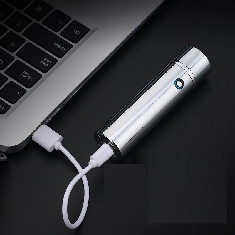 Allume-cigare électronique de haute qualité à 6 arcs pour hommes, briquet USB, charge de grande capacité, allume-cigare de qualité supérieure, 4 couleurs