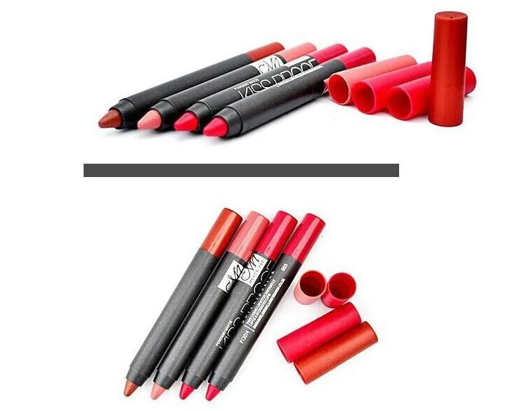 19 색 메이크업 메노우 kissproof 립 펜슬 화장 용 무광 메이크업 오래 지속 효과 Powdery Matte Soft Lipstick pencil