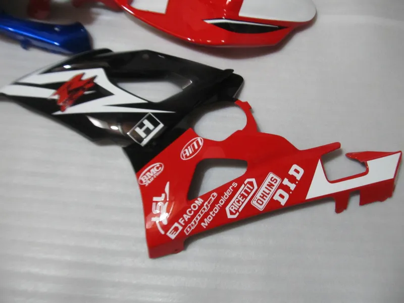 Injeção moldada livre 7 presentes carenagem kit para SUZUKI GSXR 1000 2005 2006 vermelho branco azul carenagens definir GSXR1000 05 06 UT33