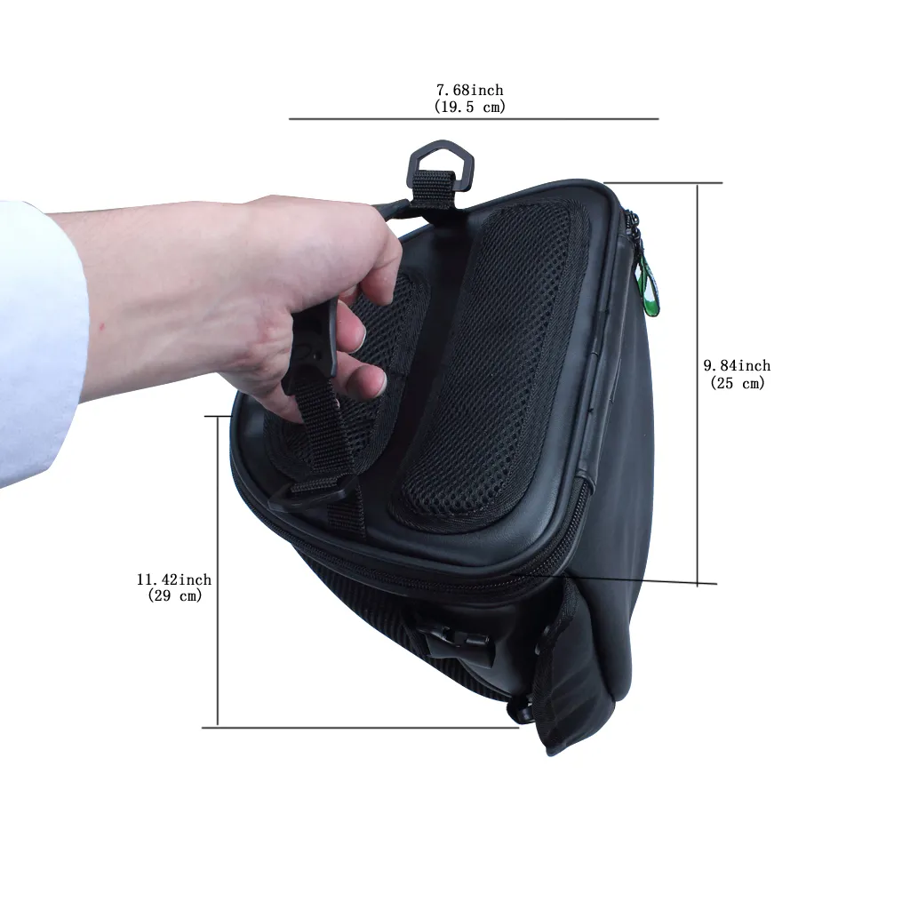 Motorcycle Back Seat Rear Tail Saddle Bag Pack Shoulder Hand Bag Waterproof for Motrocycle Traveling Accessories Package7703000