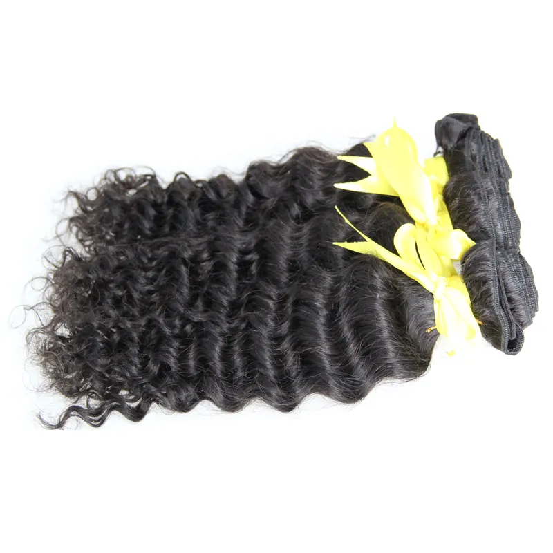 Onda profunda Remy Cabelo Bundles 300g cabelo virgem brasileiro 3 pacotes de Cor Natural extensões de cabelo humano