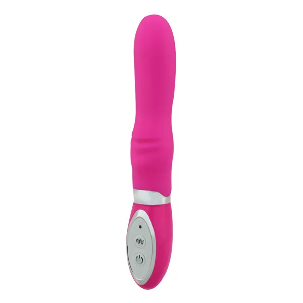 Vibratore G-Spot in silicone, 10 velocità Big Finger Vibe Dildo Clit Vbirators Prodotti sessuali impermeabili Giocattoli sessuali donne Rosa/Viola