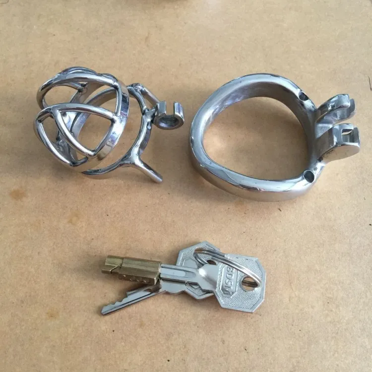 Najlepsze urządzenie Seling Pełna długość 5,5 cm, Długość klatki 4 cm Mężczyzna Chastity Urządzenia Mała Chastity CB Cage Chastity Urządzenia dla mężczyzn