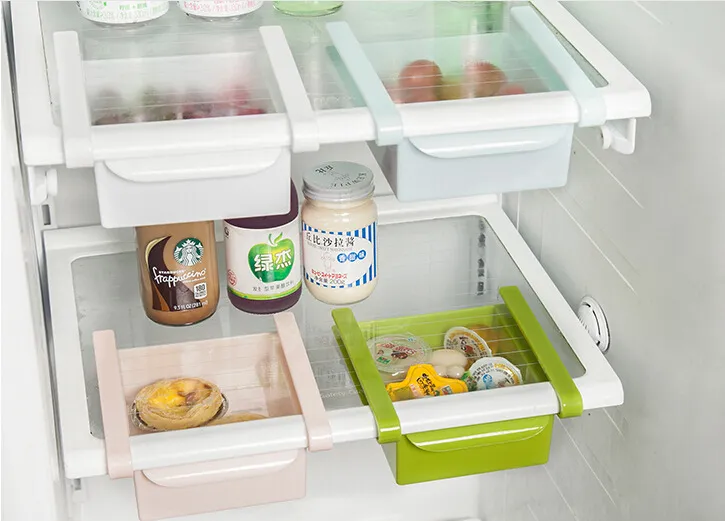 Slide Frigo Storage Rake Freezer Food Boxes Pantry Storage Organizer Bins  Container Contenitore Salvaspazio Frigorifero Da 391,77 €