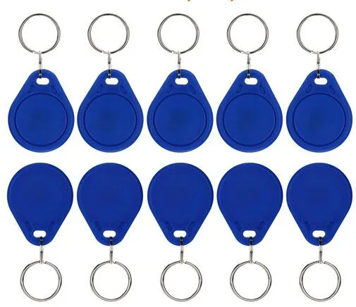 سعر المصنع يجعل 100pcss / lot TK4100 125 كيلو هرتز ISO11785 ABS بطاقة الصين RFID Keyfob و Secure Key Fob